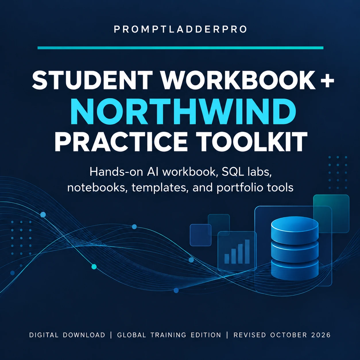 PromptLadderPro Student Workbook and Northwind Practice Toolkit product cover